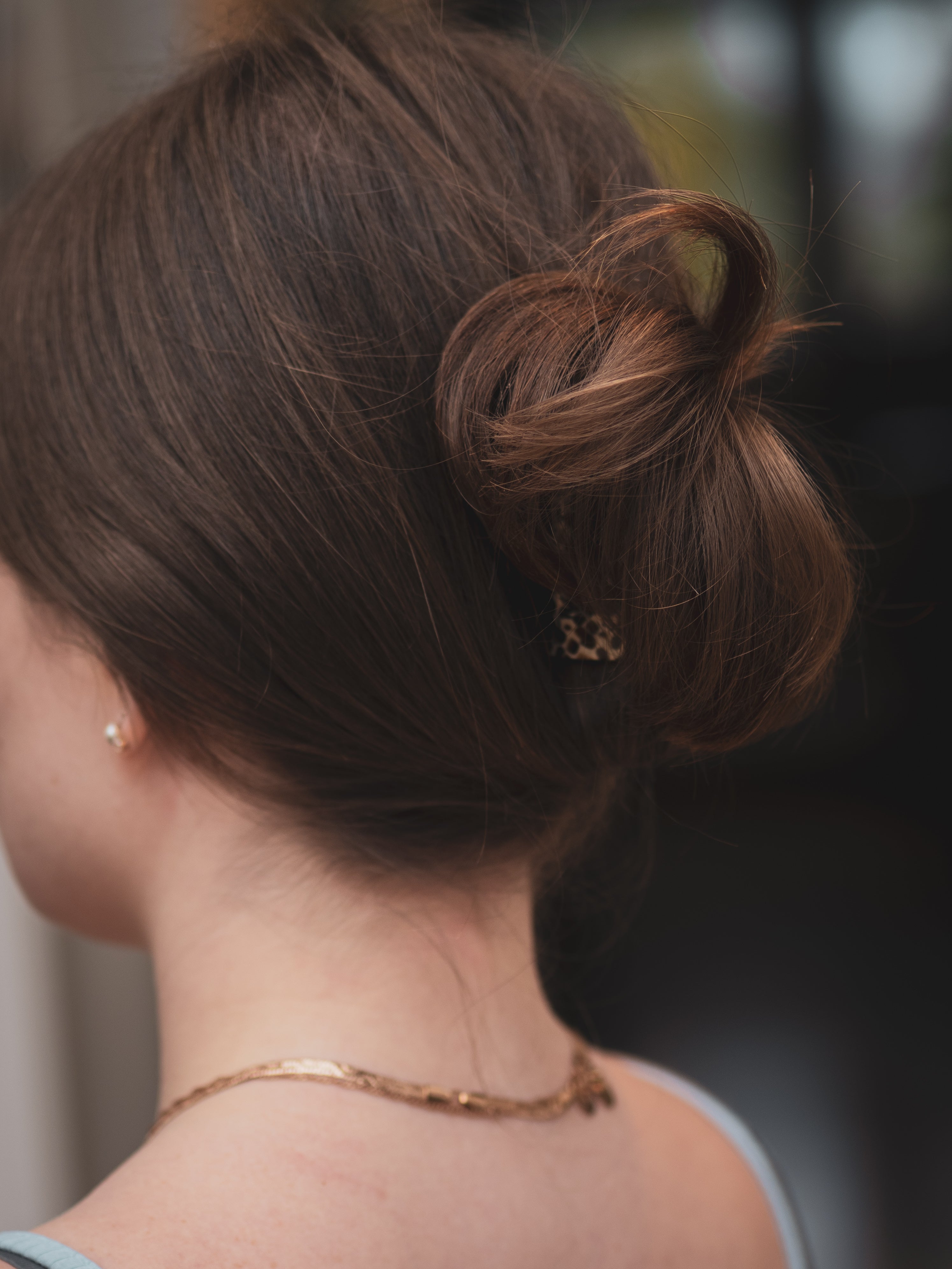 Haarklammer "leo beige"