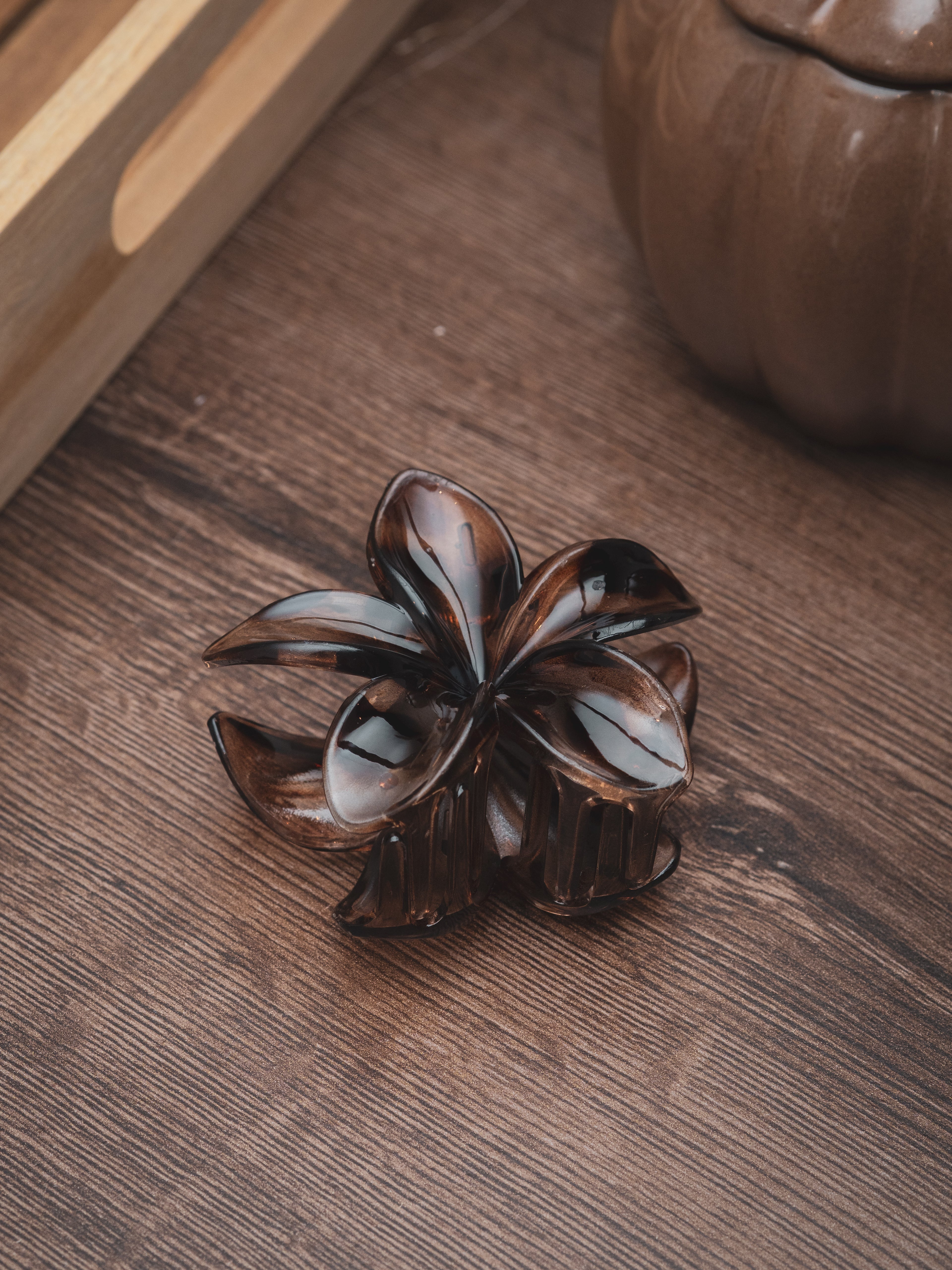 Haarklammer Blume Maxi