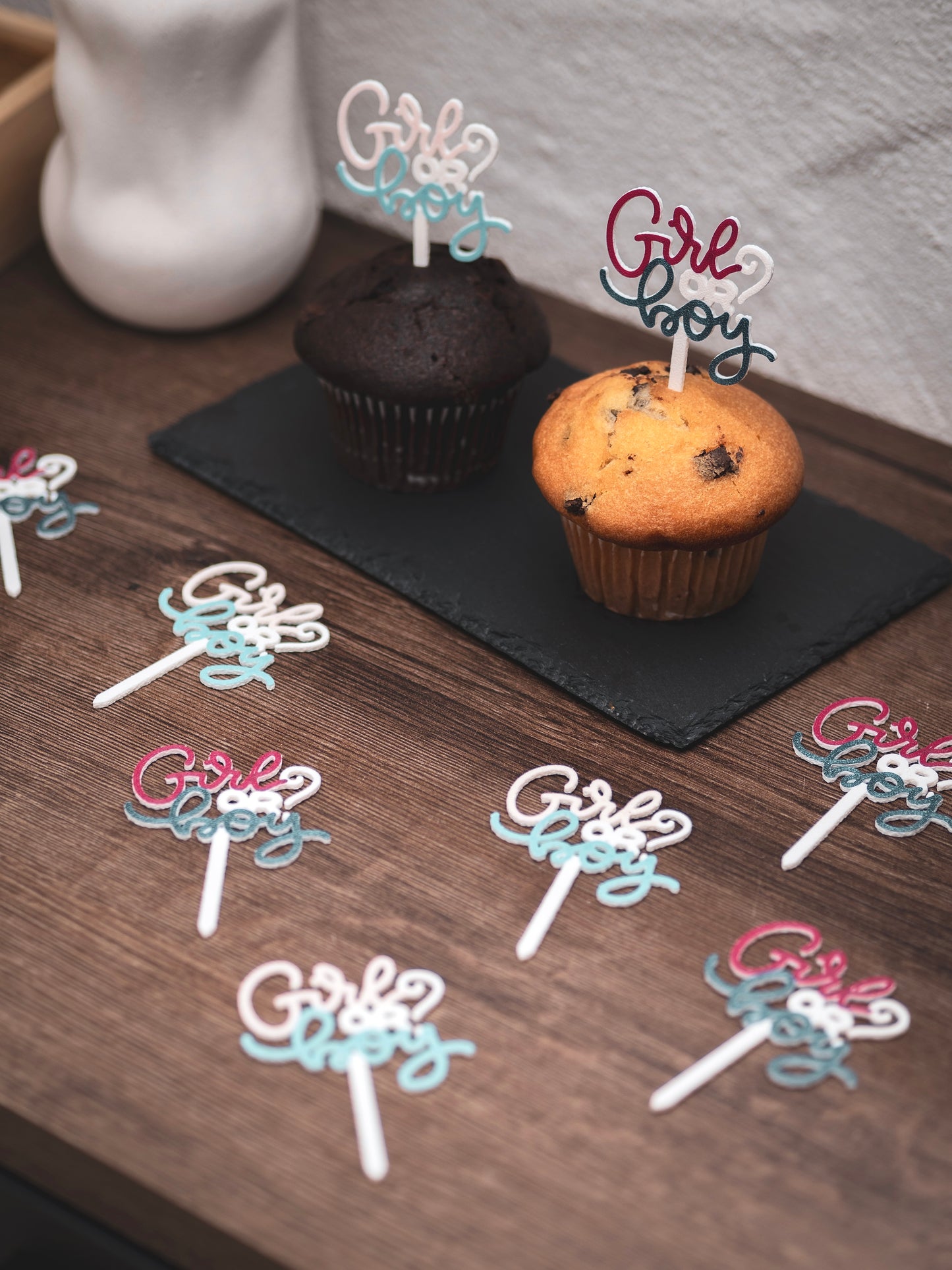 Muffin Topper "Girl or Boy?"