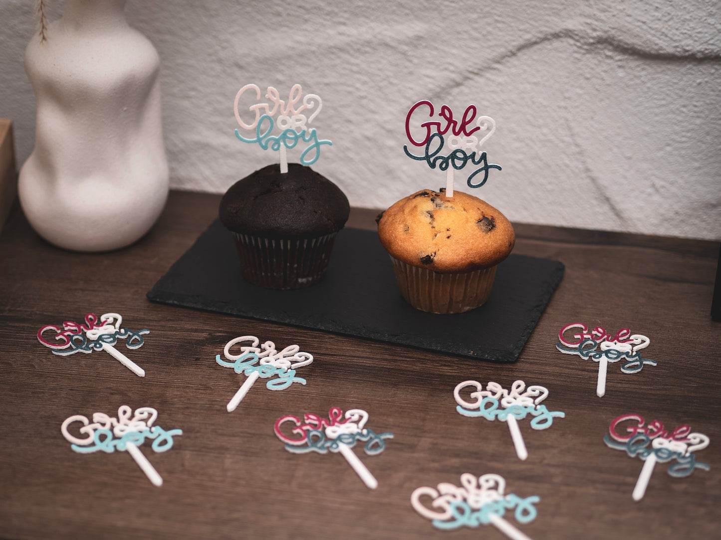 Muffin Topper "Girl or Boy?"