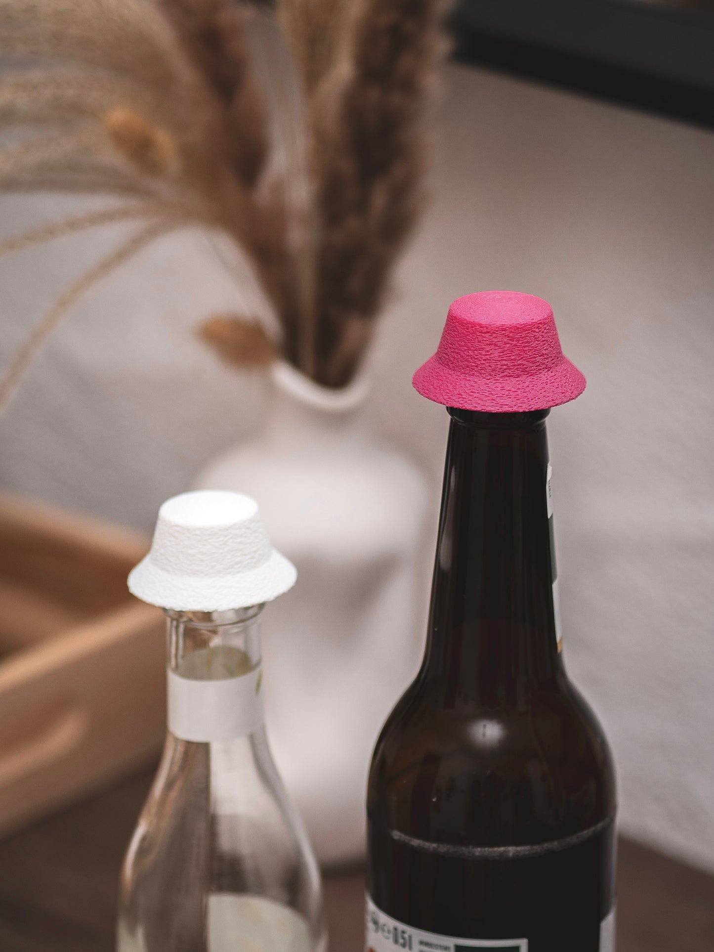 Flaschendeckel Fischerhut für Bier, Limo & kl. Sektflaschen | verschiedene Farben