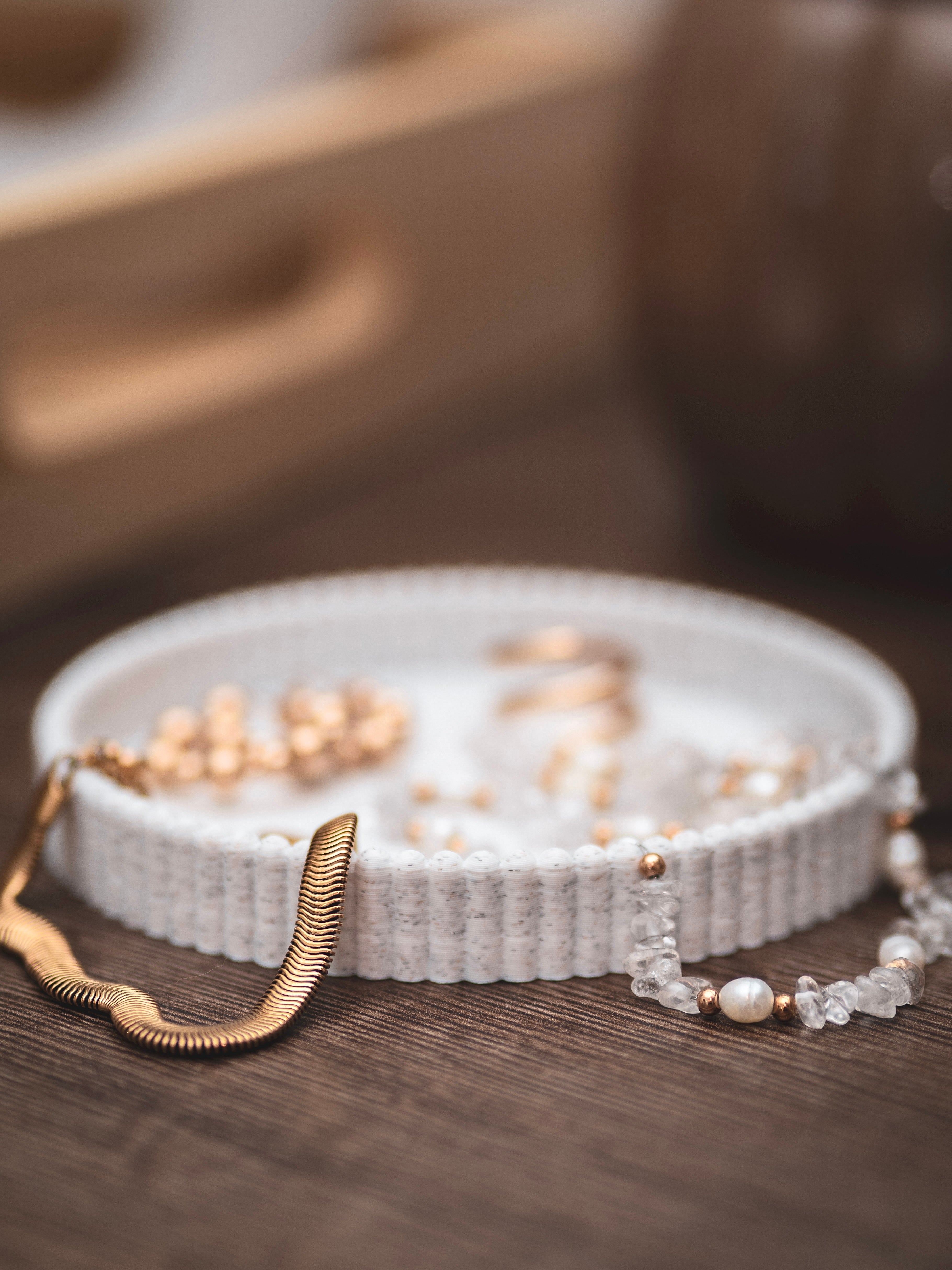 Mini-Tablett für Schmuck oder Deko | 10 cm - verschiedene Farben