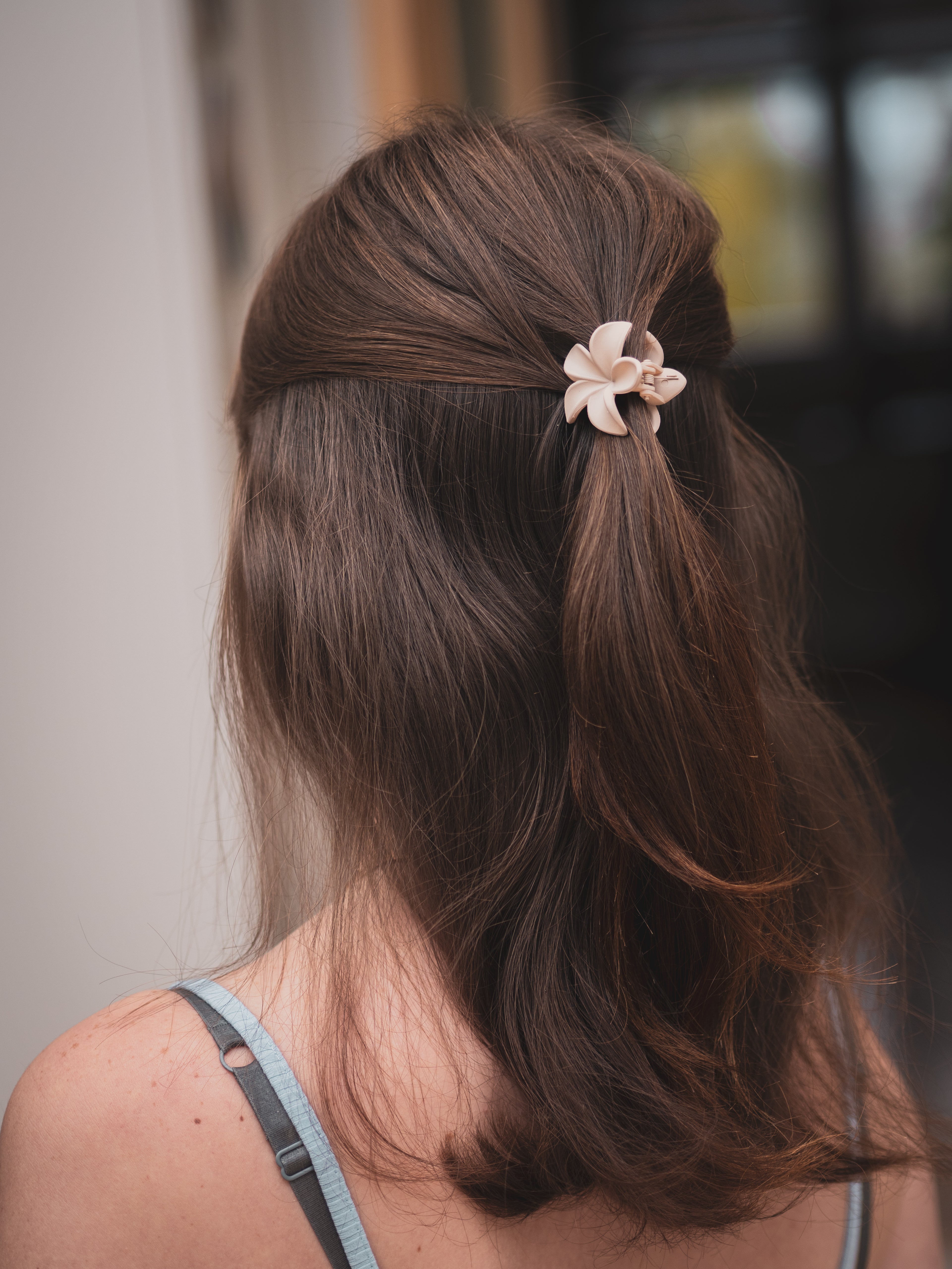 Haarklammer Blume Midi