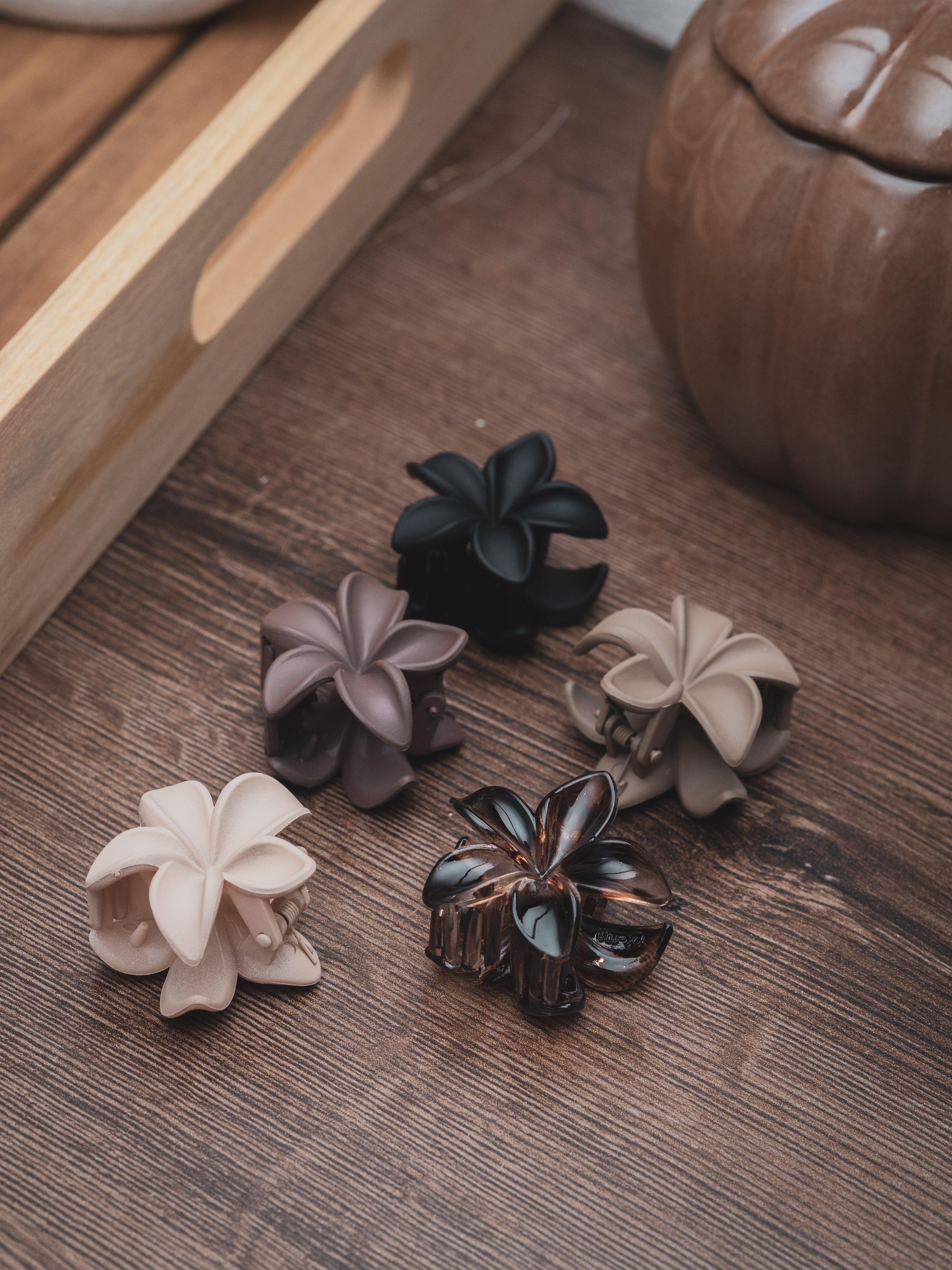 Haarklammer Blume Midi