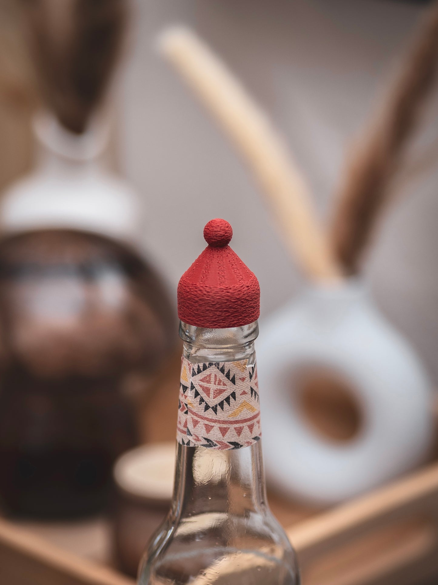 Flaschendeckel Mütze für Bier, Limo & kl. Sektflaschen | verschiedene Farben