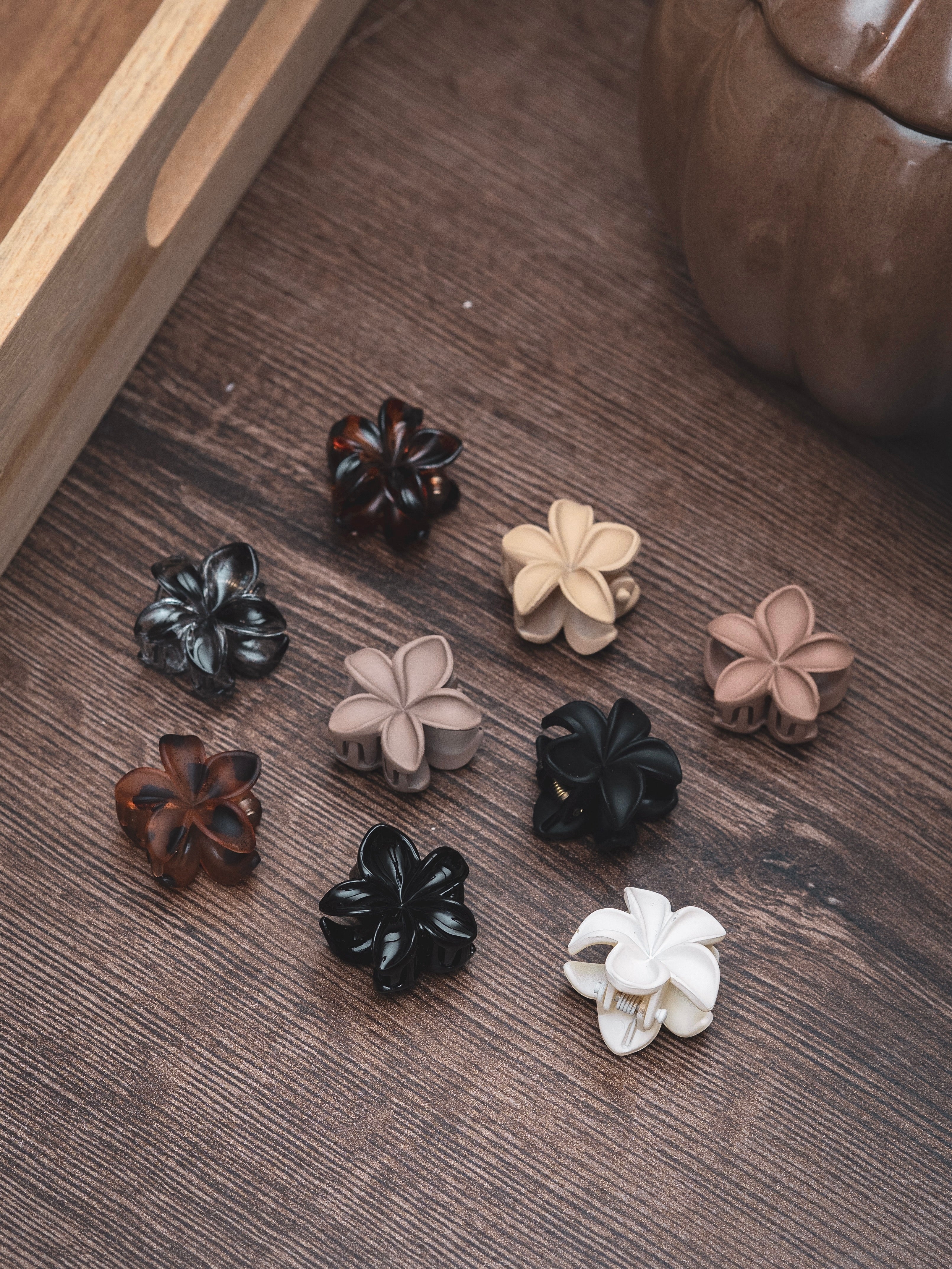 Haarklammer Blume Mini
