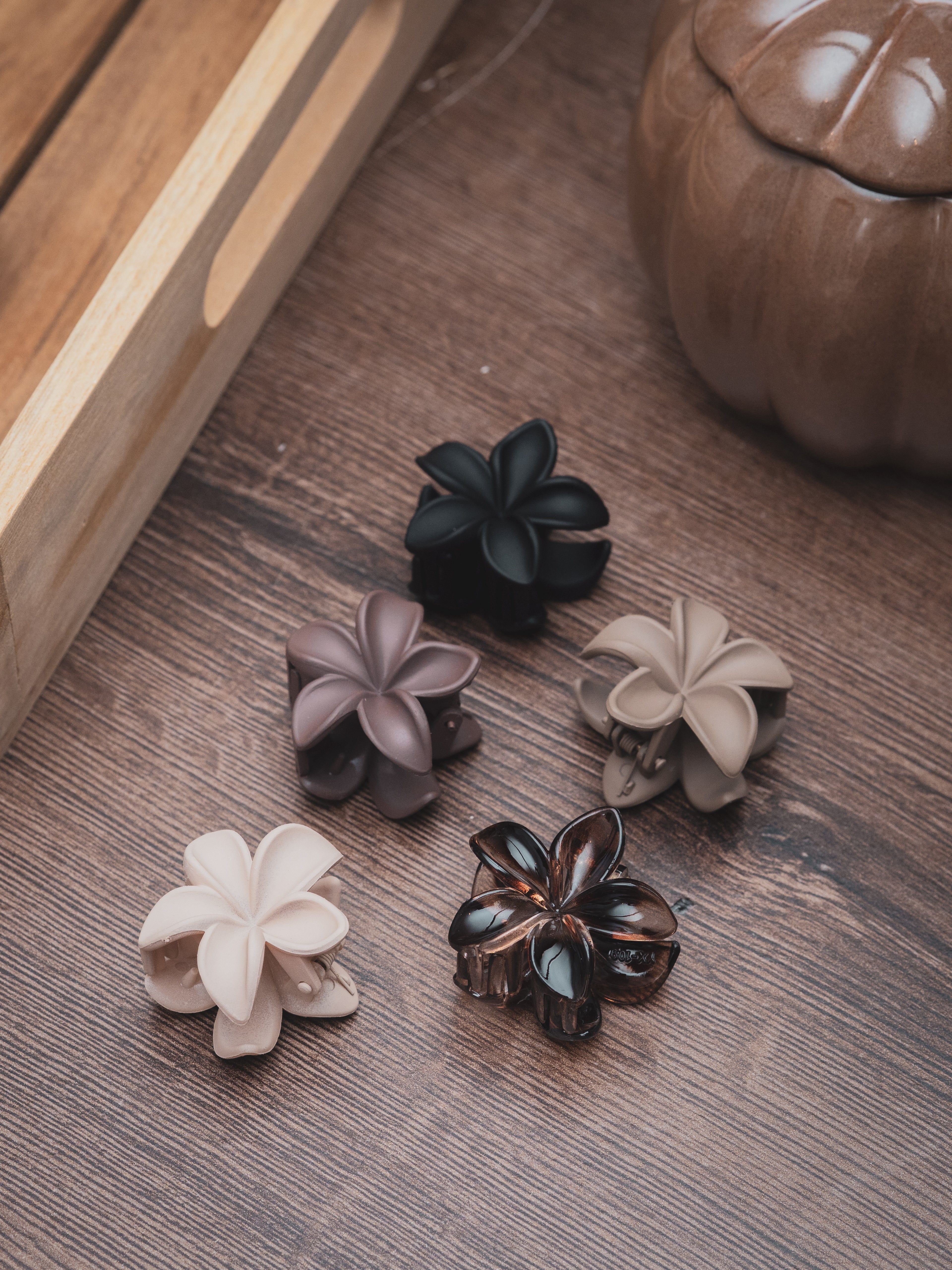 Haarklammer Blume Midi
