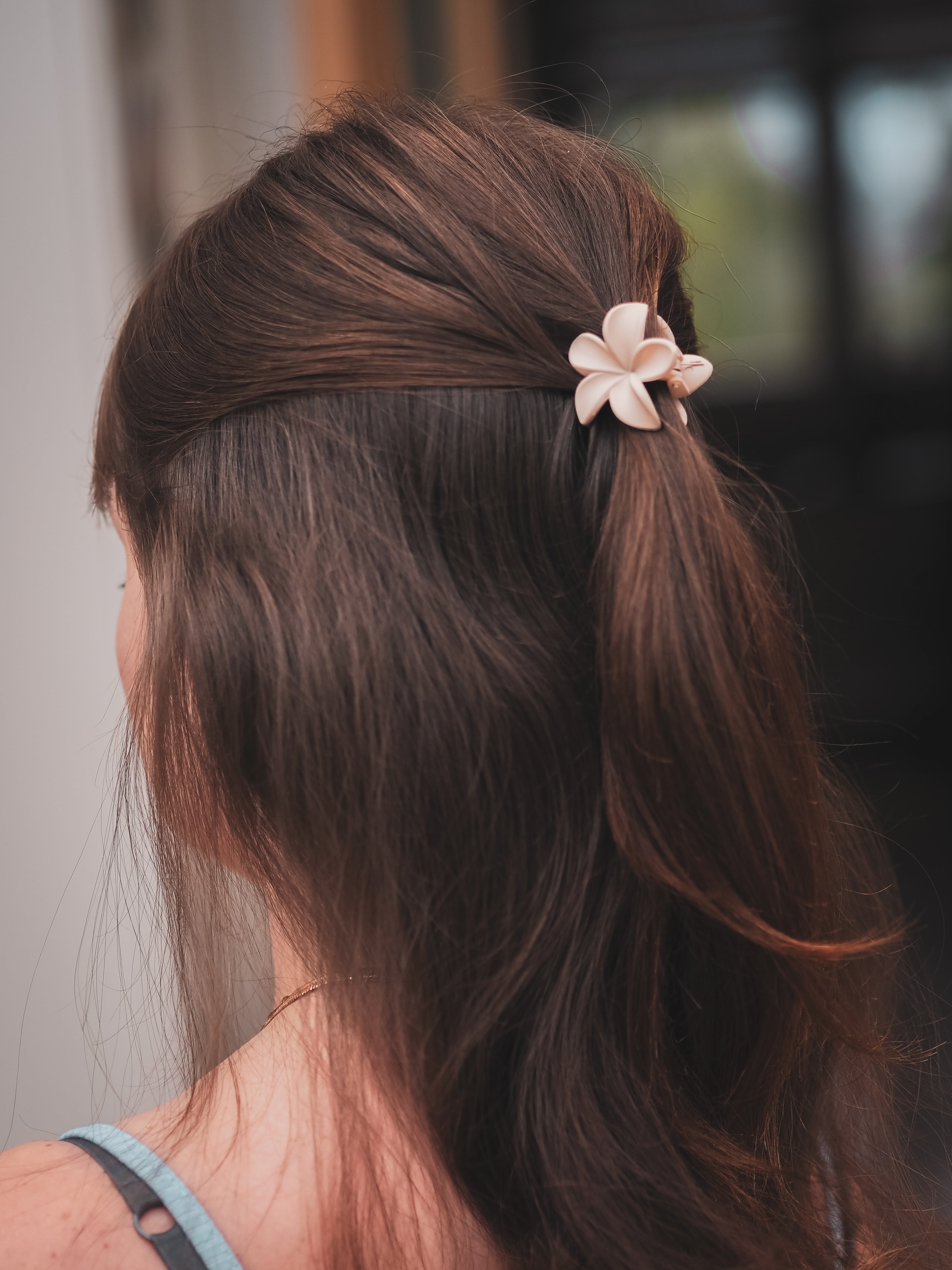 Haarklammer Blume Midi