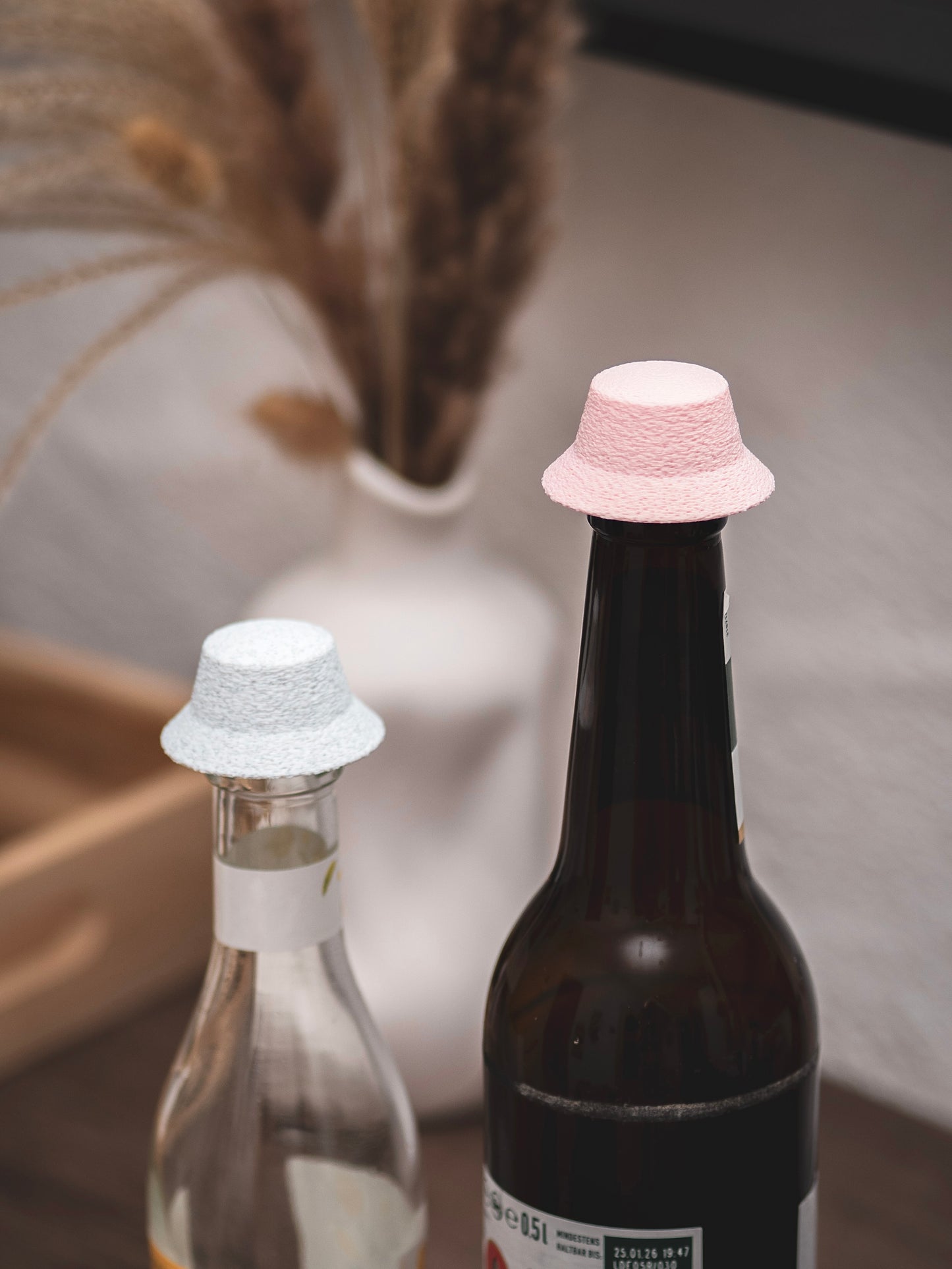 Flaschendeckel Fischerhut für Bier, Limo & kl. Sektflaschen | verschiedene Farben