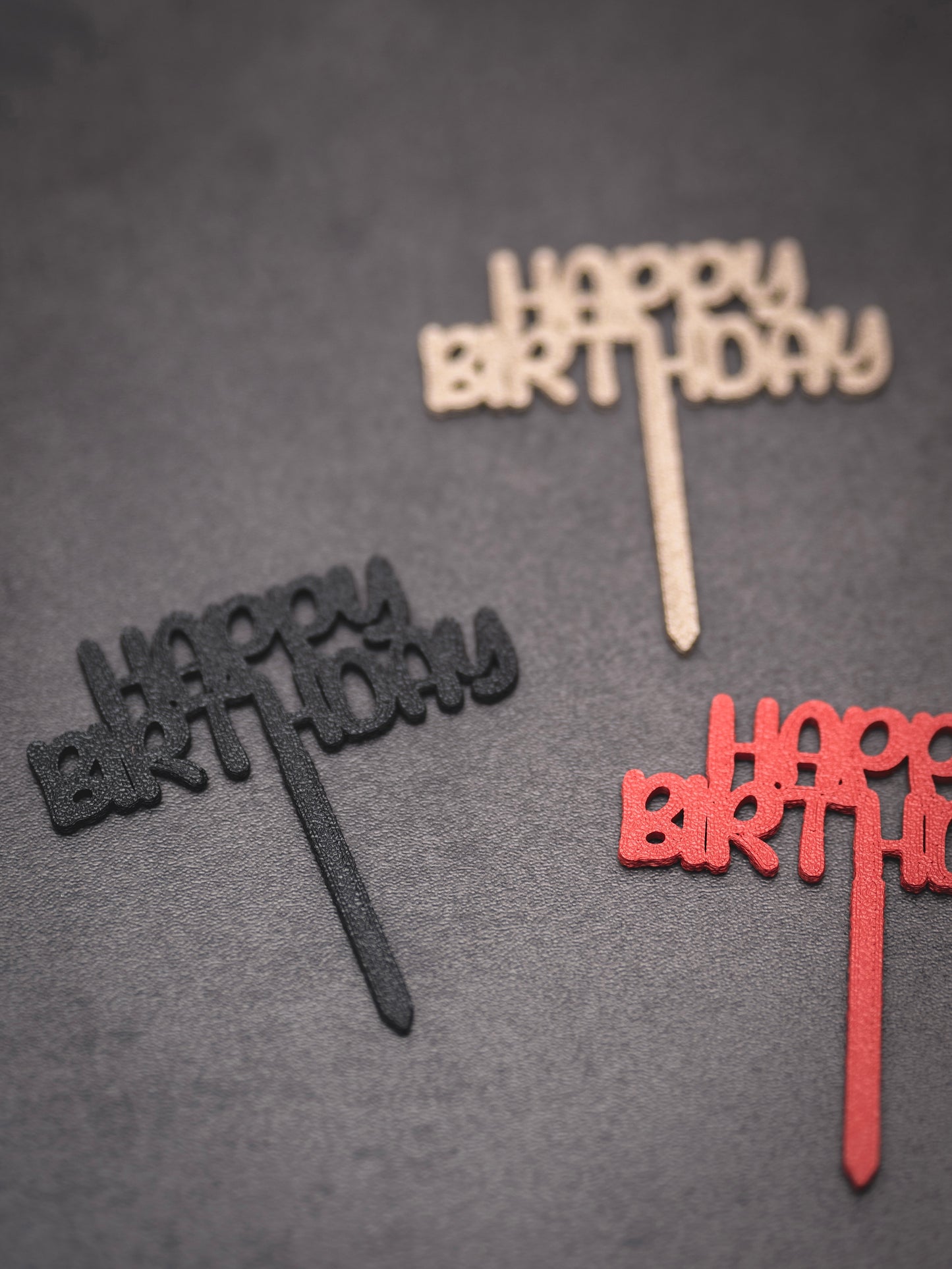 Muffin Topper "Happy Birthday"
