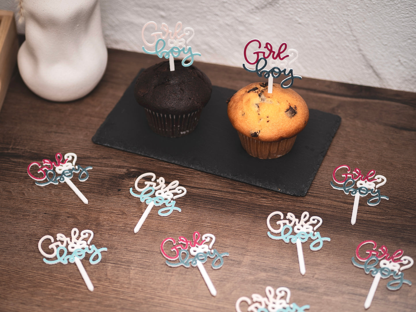 Muffin Topper "Girl or Boy?"