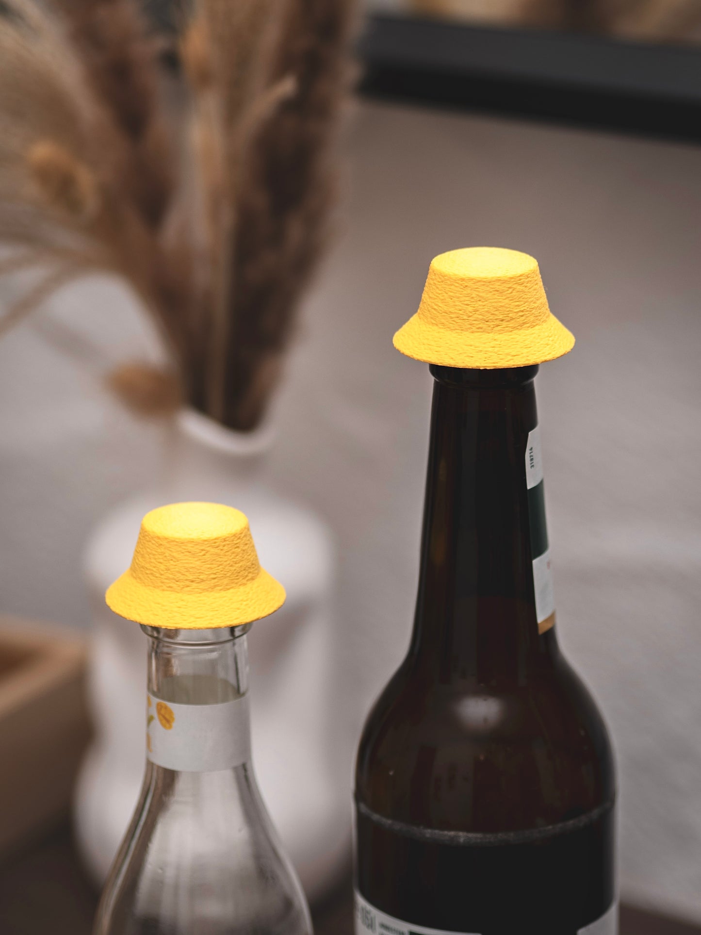 Flaschendeckel Fischerhut für Bier, Limo & kl. Sektflaschen | verschiedene Farben