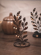 Schmuckständer Leaf für Ohrstecker mit kleiner Ablage