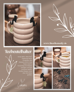 Teebeutelhalter Hunde Set | 22 Farben