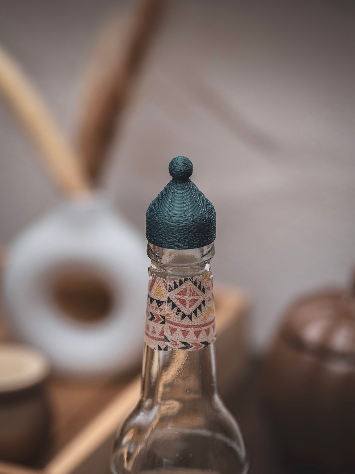 Flaschendeckel Mütze für Bier, Limo & kl. Sektflaschen | verschiedene Farben
