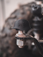 Abdeckkappe Anhängerkupplung Stahlhelm