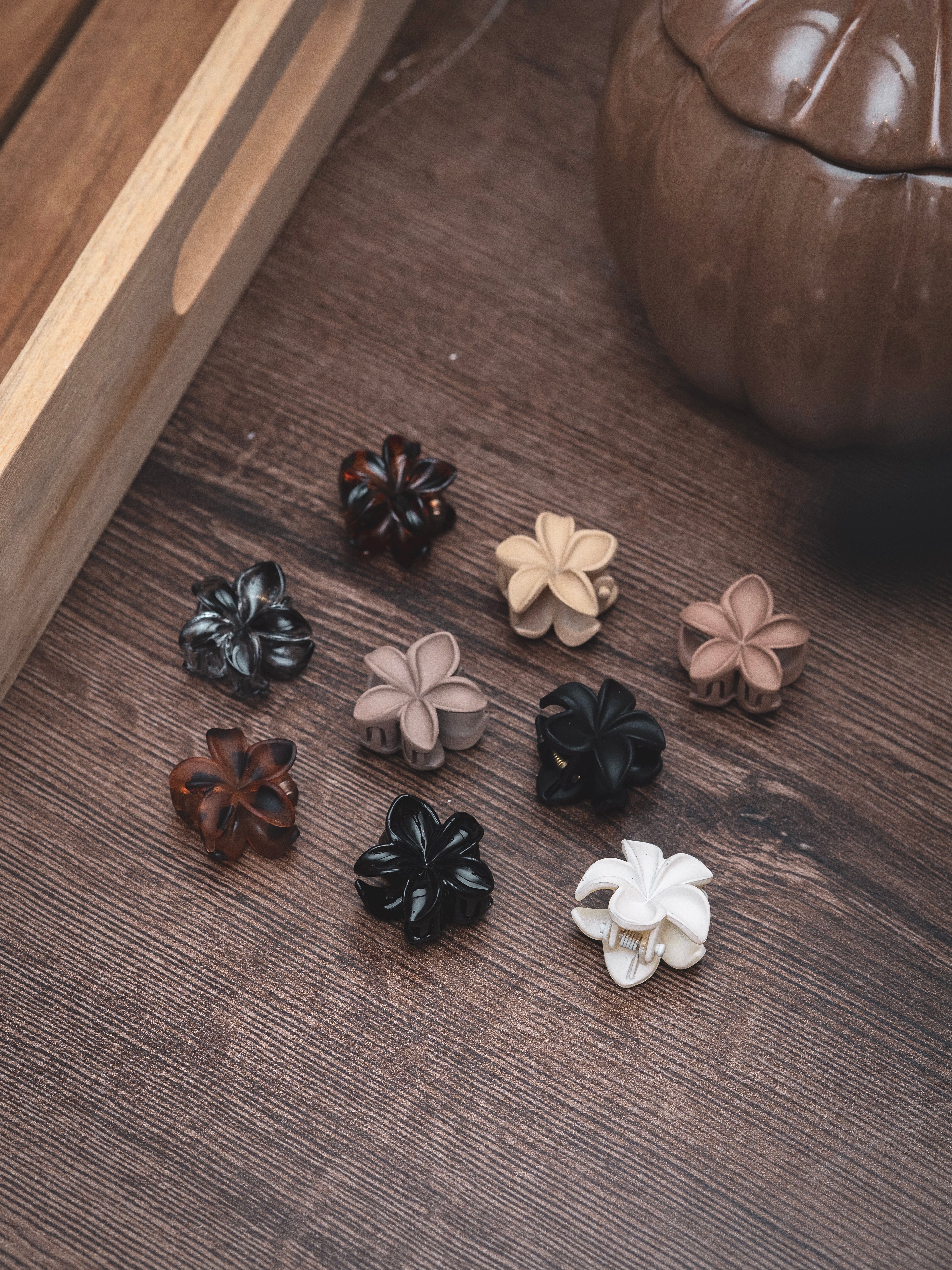 Haarklammer Blume Mini