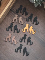 Teebeutelhalter Katze Set | 22 Farben | NEU Glückskatze