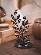 Schmuckständer Leaf für Ohrstecker mit kleiner Ablage