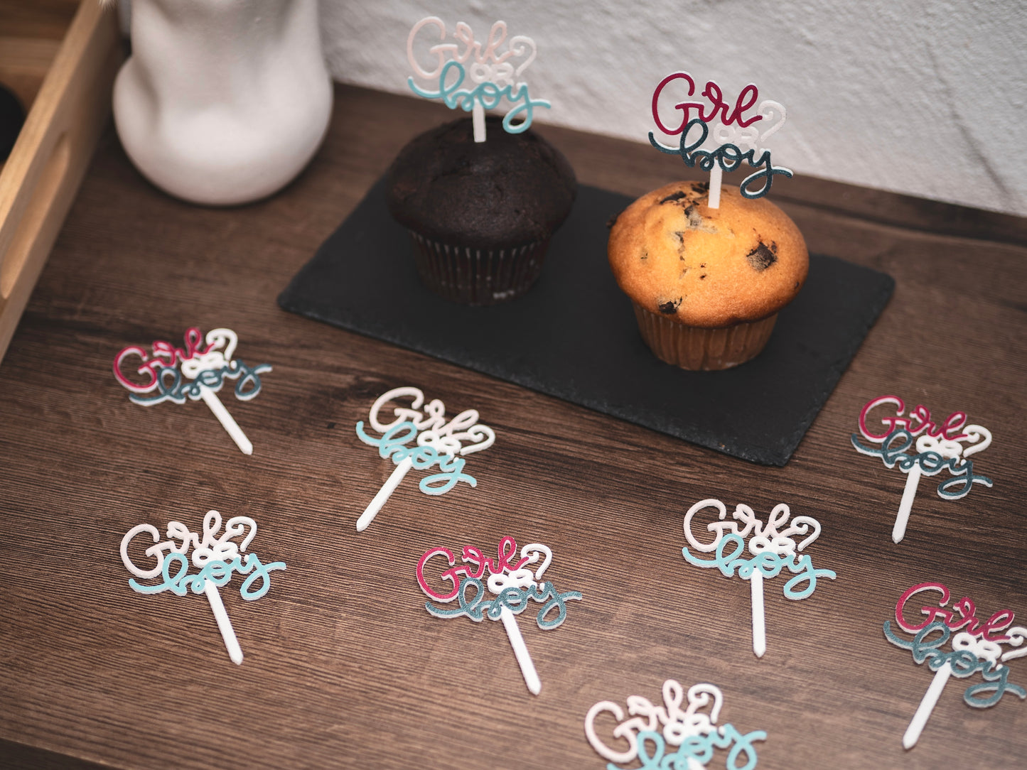 Muffin Topper "Girl or Boy?"