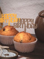 Muffin Topper "Happy Birthday"