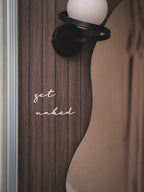 "get naked" Schild zum kleben | in verschiedenen Farben und 2 Größen