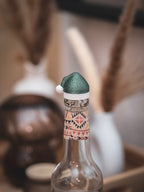 Flaschendeckel Weihnachtsmütze für Bier, Limo & kl. Sektflaschen