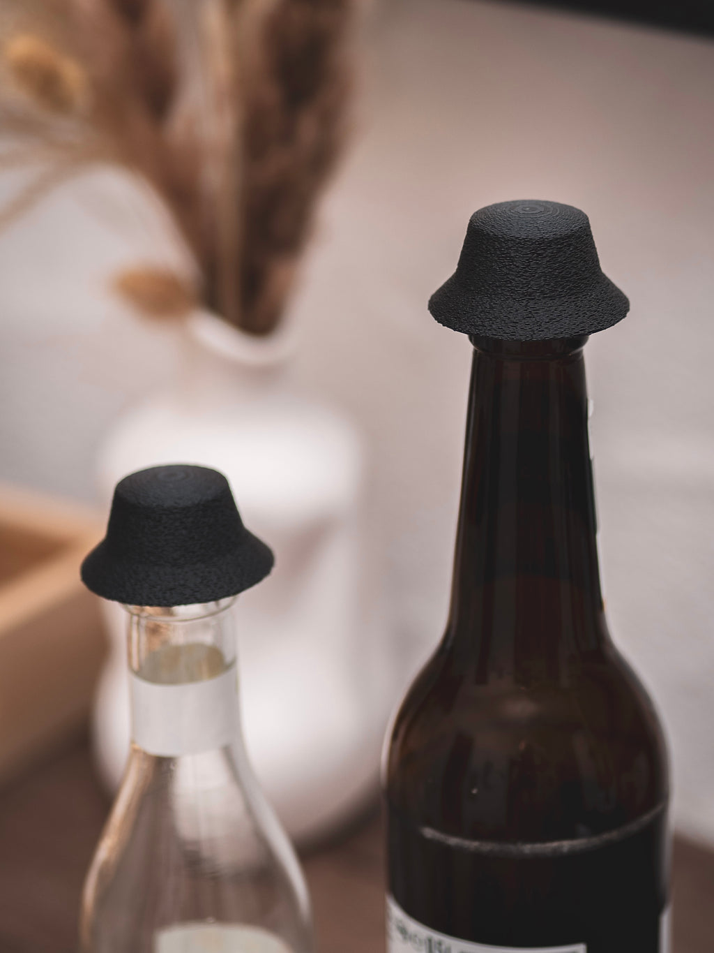 Flaschendeckel Fischerhut für Bier, Limo & kl. Sektflaschen | verschiedene Farben