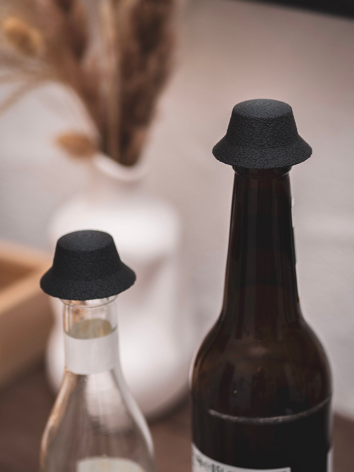 Flaschendeckel Fischerhut für Bier, Limo & kl. Sektflaschen | verschiedene Farben