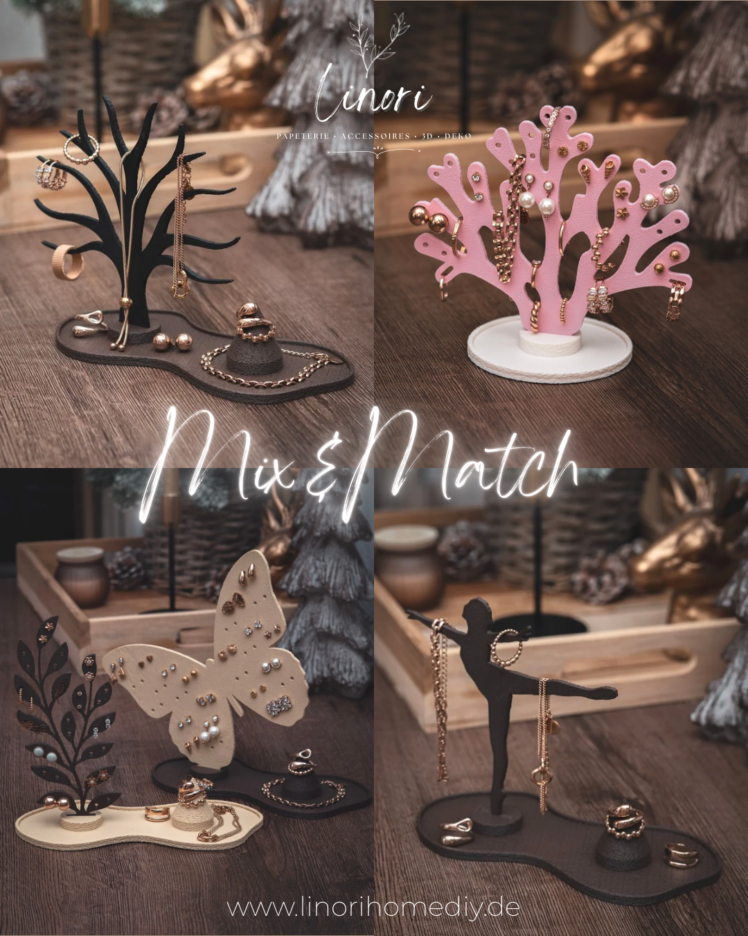 Mix&Match • Erstelle Deinen individuellen Schmuckständer | verschiedene Farben, Ständer & Ablagen |