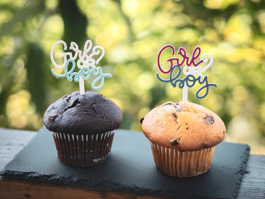 Muffin Topper "Girl or Boy?"