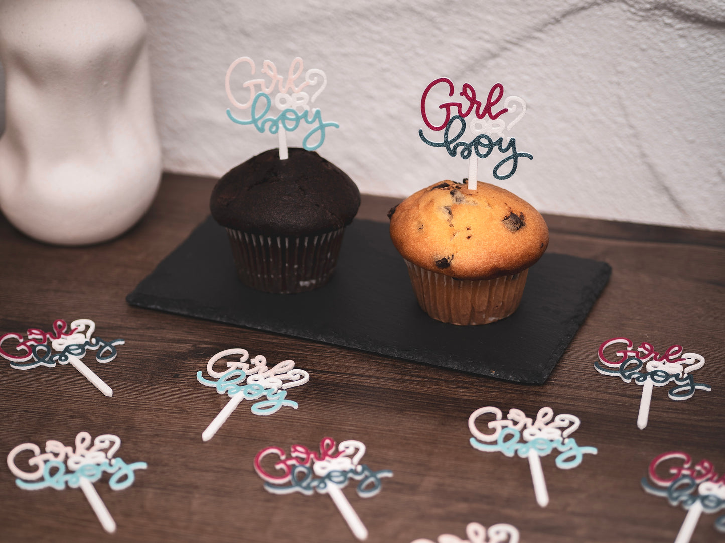 Muffin Topper "Girl or Boy?"