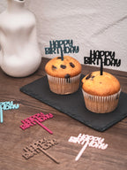 Muffin Topper "Happy Birthday"