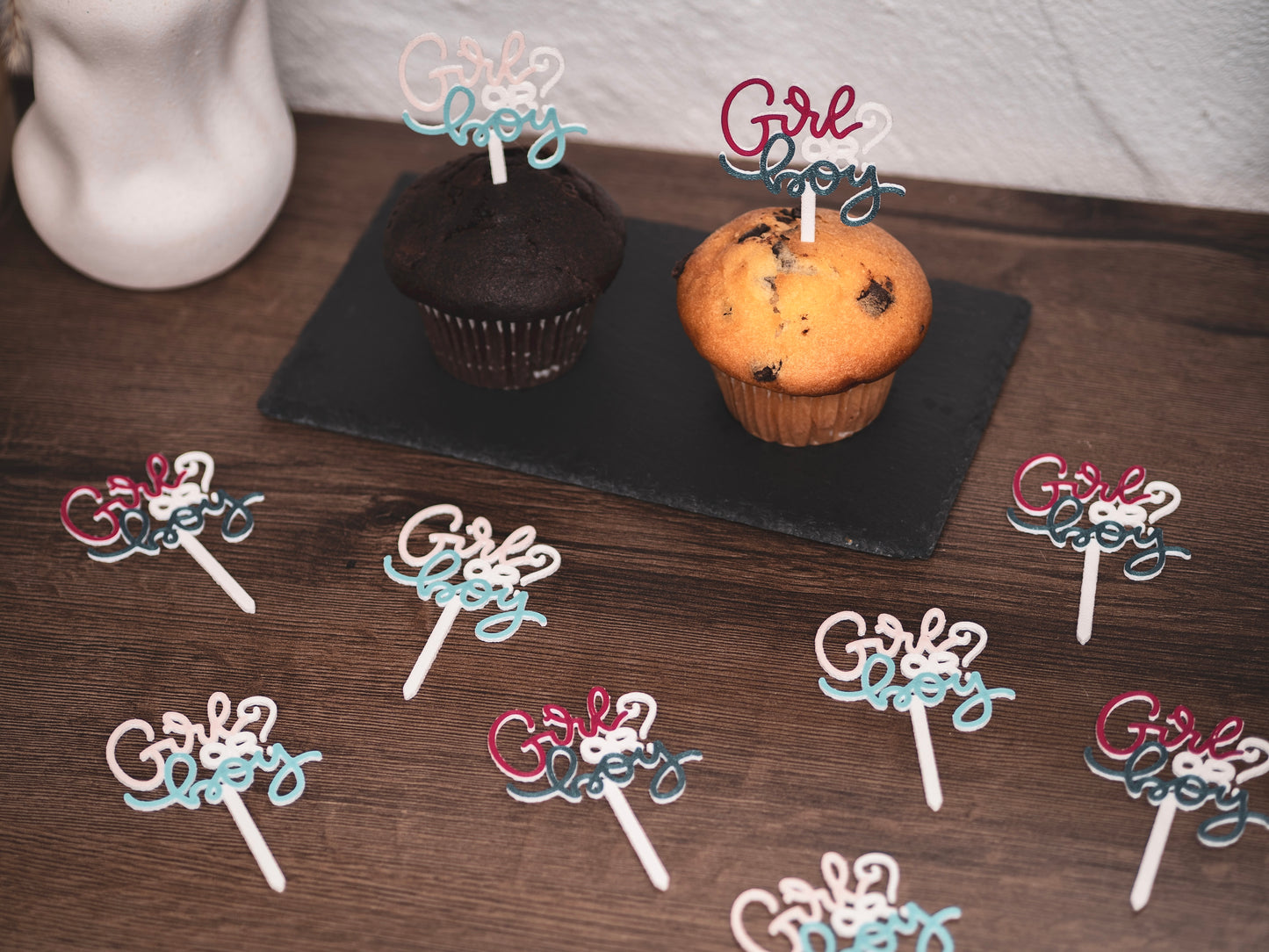 Muffin Topper "Girl or Boy?"