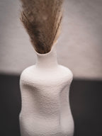 Trockenblumenvase verbeult 12,5 cm