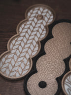 Räucherstäbchen Halter Strick | 16 cm - verschiedene Farben | + 1 Gratis Räucherstäbchen