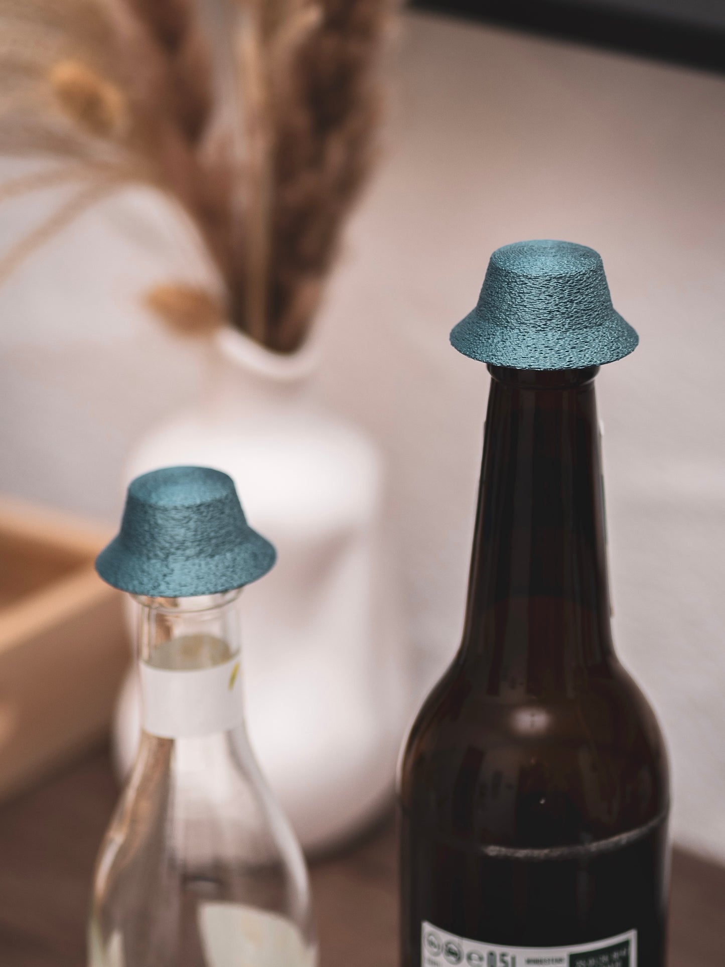 Flaschendeckel Fischerhut für Bier, Limo & kl. Sektflaschen | verschiedene Farben