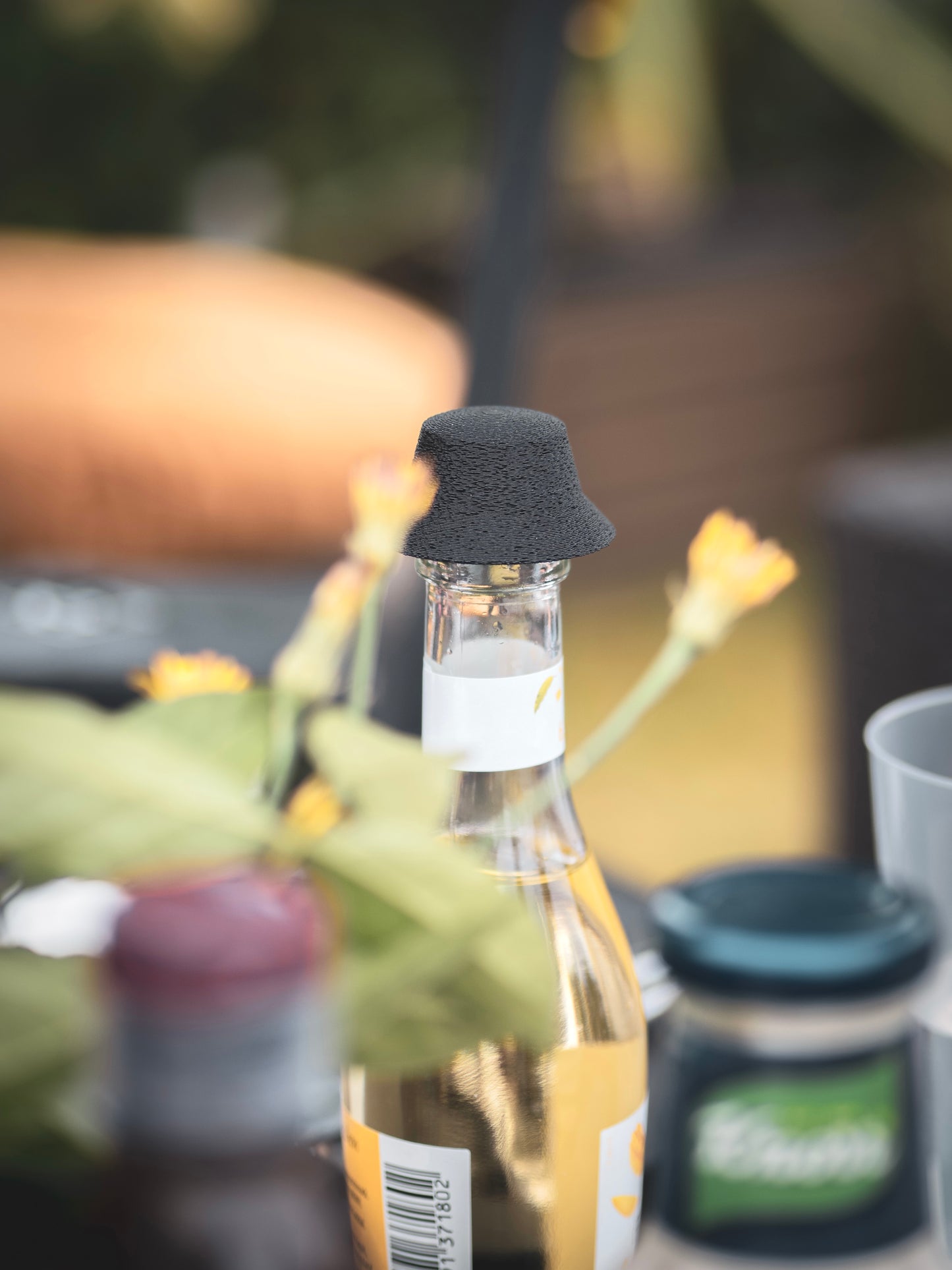 Flaschendeckel Fischerhut für Bier, Limo & kl. Sektflaschen | verschiedene Farben