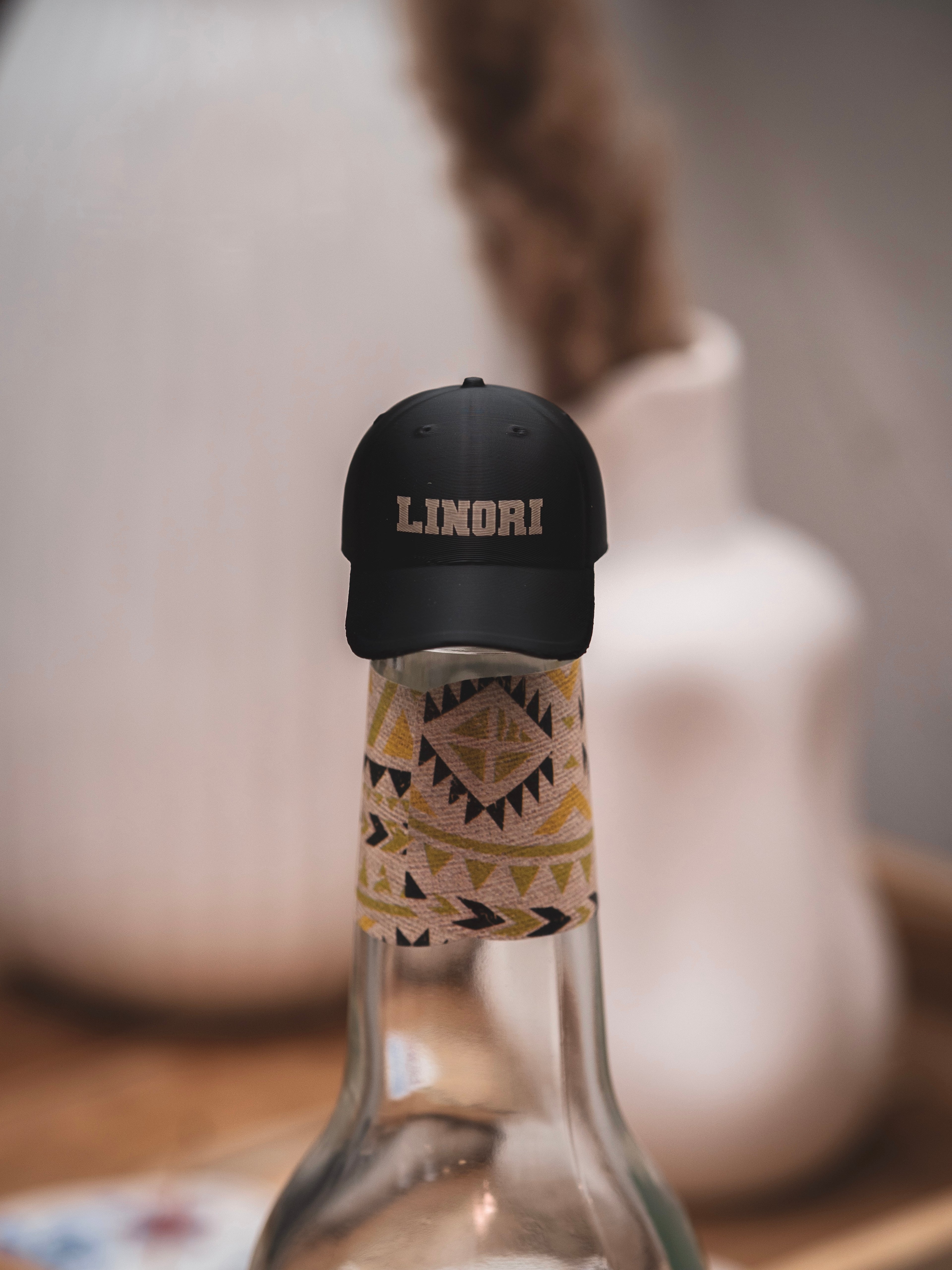 Flaschendeckel Basecap für Bier, Limo & kl. Sektflaschen | in schwarz & personalisierbar