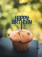 Muffin Topper "Happy Birthday"