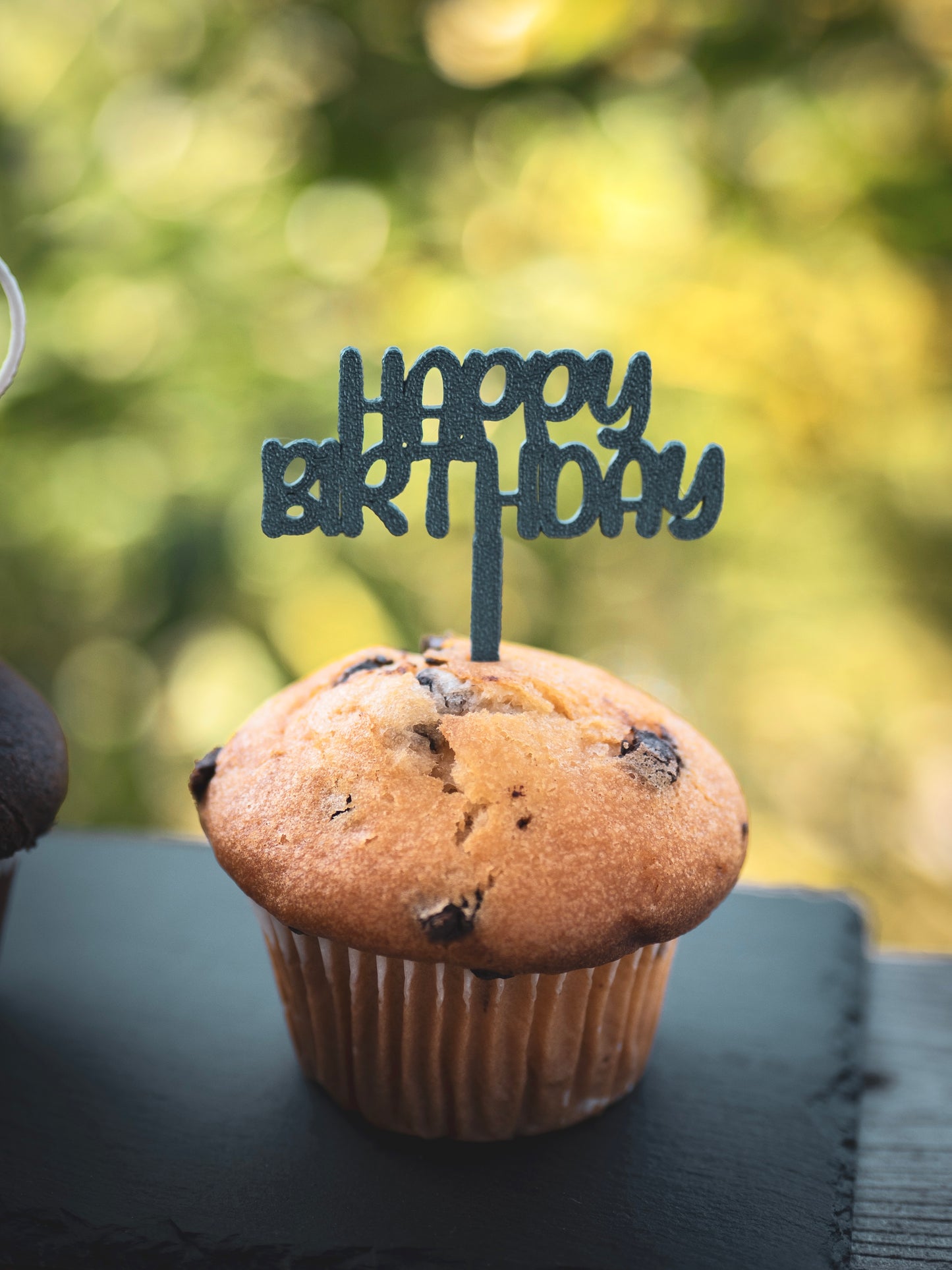 Muffin Topper "Happy Birthday"