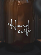 Vinylsticker Handseife | 4 x 6 cm