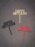 Muffin Topper "Happy Birthday"