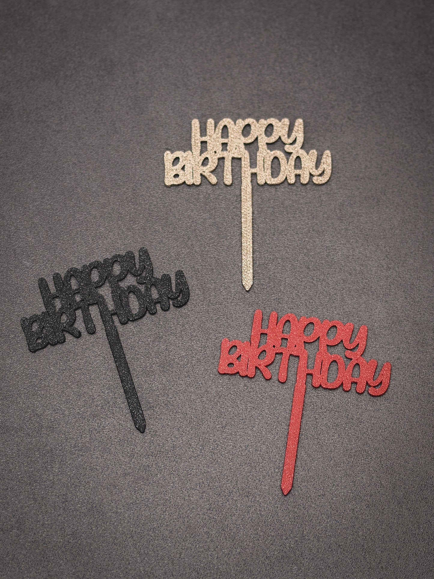 Muffin Topper "Happy Birthday"