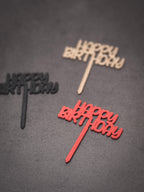 Muffin Topper "Happy Birthday"