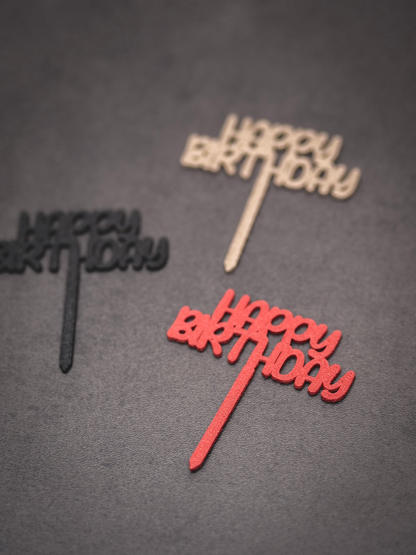 Muffin Topper "Happy Birthday"