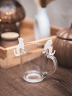 Teebeutelhalter Katze Set | verschiedene Farben