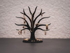 Schmuckständer Baum für Armbänder, Ringe, Earcuffs, Creolen mit Ablage