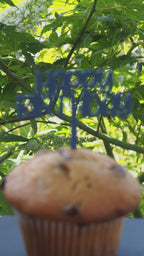 Muffin Topper "Happy Birthday"